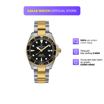 Đồng Hồ Nam Certina DS Action Powermatic 80 C032.607.22.051.00, xuất xứ Thuỵ Sỹ  mặt kính Sapphire sang trọng