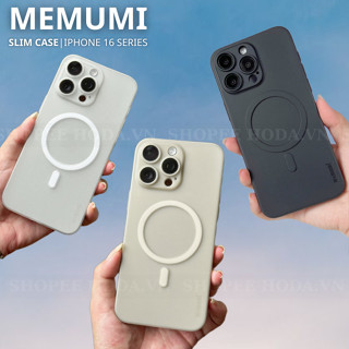Memumi Slim Case Magnetic - Ốp Lưng Nhám Siêu Mỏng 0.33mm Hỗ Trợ Sạc Không Dây Cho iPhone 16 Pro Max / 15 Plus / 14 / 13