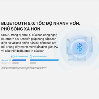 [Hỏa Tốc] Bộ Chuyển Đổi Bluetooth TP-Link UB500 / UB500 Plus USB Nano Bluetooth 5.0