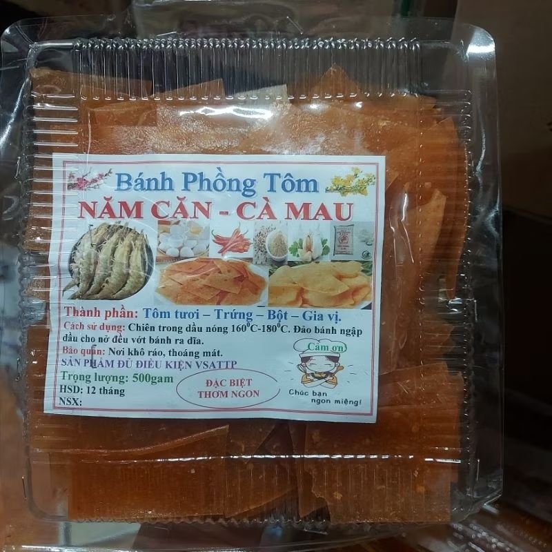 Phồng tôm Ca Mau 500g