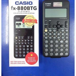 Máy tính khoa học Casio FX-880BTG, Đa chức năng dùng cho học sinh cấp 3( máy tính giá rẻ)