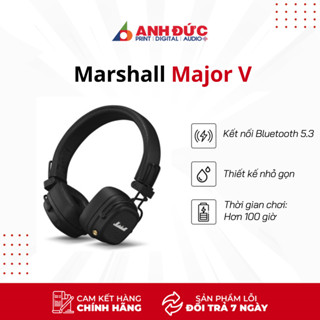 Tai Nghe Bluetooth Marshall Major V - Hàng Chính Hãng ASH Bảo Hành 12 Tháng