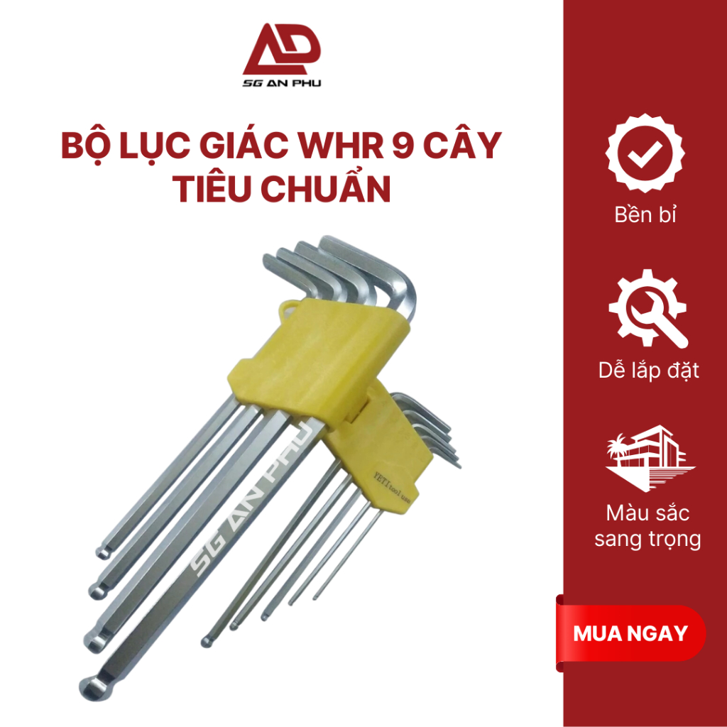 Bộ lục giác WHR 9 cây tiêu chuẩn | NPP SG An Phú