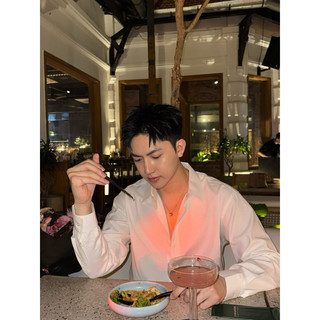 Áo sơ mi trắng tay dài nam đơn giản [Oxford White Shirt]