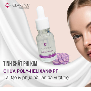   CHÍNH HÃNG  Clarena Snail Concentrate 15ml Siêu Tinh Chất Phi Kim Da Sẹo,Phục Hồi Lành Da Cấp Tốc 