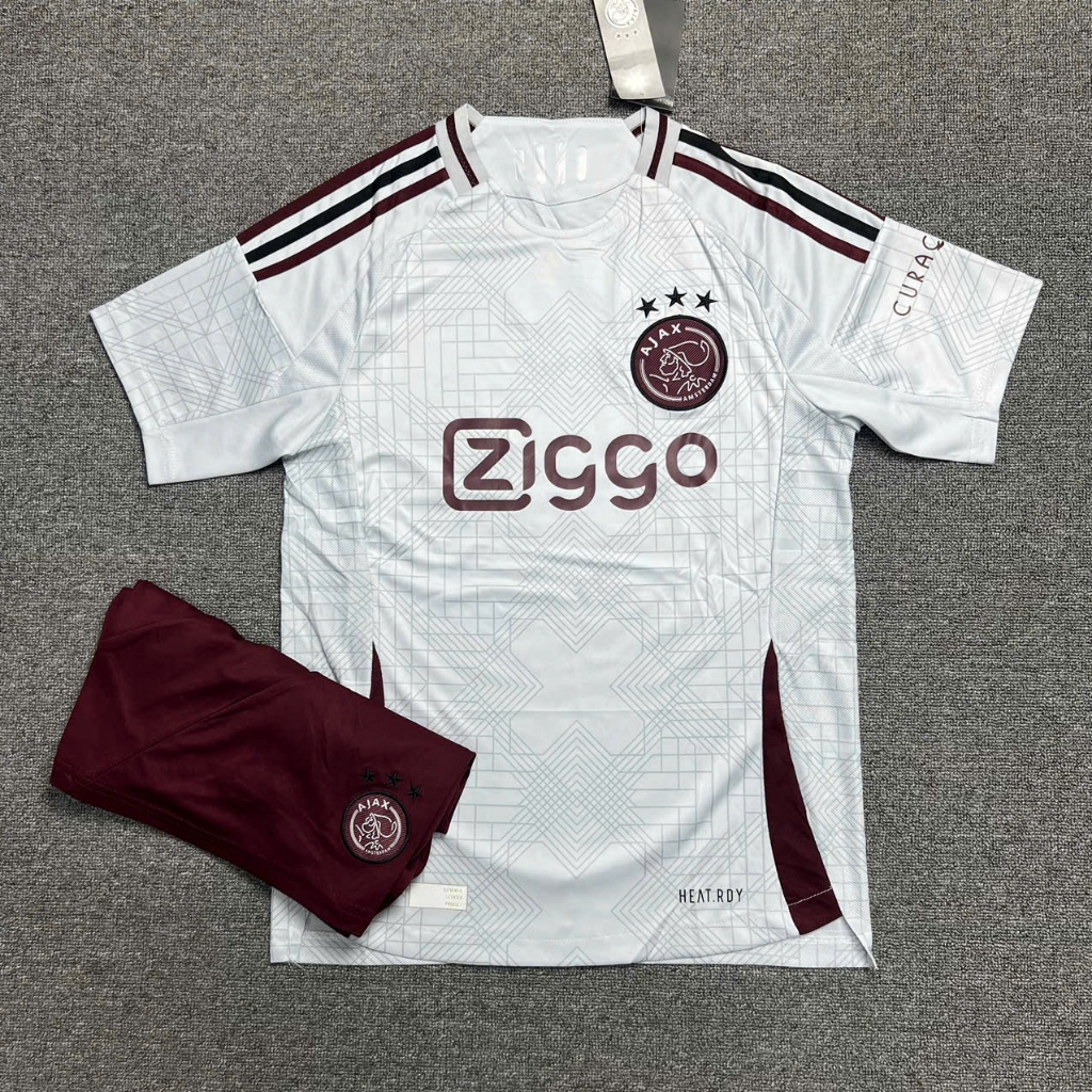 Bộ quần áo đá bóng, đá banh AJAX bản mới 2024/2025, in tên số. FEX Thái  [Vietnam FC-472]