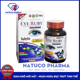 Viên uống bổ mắt EYE RUBY Lutein OMEAKID  thành phần cao việt quất, lutein, DHA, dầu gấc giúp sáng mắt - hộp 30 viên