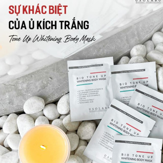 [CHÍNH HÃNG] Kem Ủ Kích Trắng Body USOLAB BIO TONE UP WHITENING BODY MASK (Có size 1000ml)
