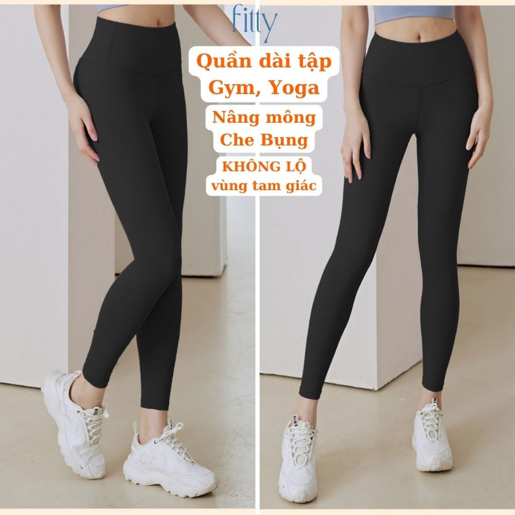 Quần Legging Dài Tập Gym Yoga Nữ, Quần Dài Thể Thao Nữ Cạp Cao Che Bụng Chống Lộ, Nâng Mông Tôn Dáng Eo S22 | BigBuy360 - bigbuy360.vn