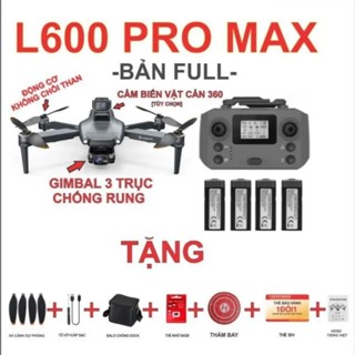 FLYCAM L600 Pro Max+3 TRỤC CHỐNG RUNG+CAMERA 4K+CẢM BIẾN VÂT CẢN 4 CHIỀU 2024 C.HÃNG+ HỖ TRỢ THẺ NHỚ