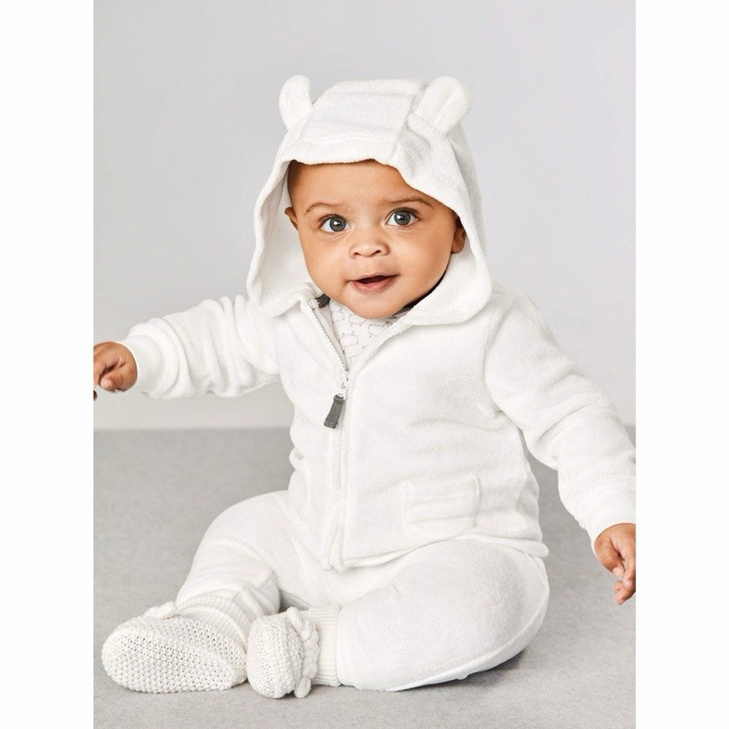 Set 3 món Áo khoác, bodysuit và quần Carters US size 6-9m
