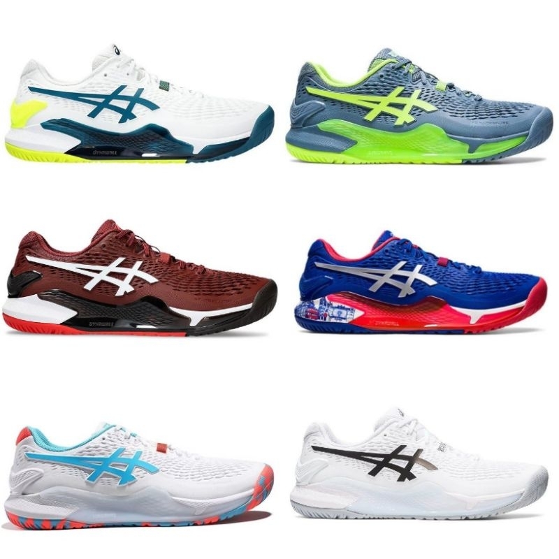 Giày tennis, pickleball asics gel 9 ( tặng tất+ lót giày chĩnh hãng)
