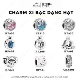 Hạt Charm Pando02 Dạng Hạt Mix Đủ Dòng Lắc Tay, Vòng Tay Chất Liệu Xi Bạc MIRA STORE