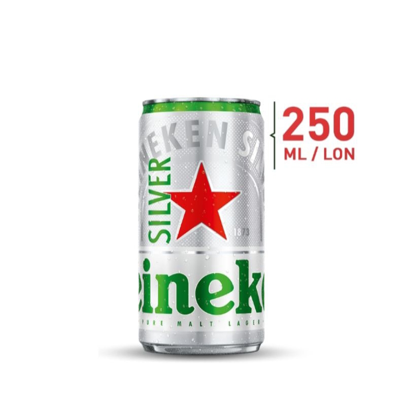 Heineken bạc lùn 250 ml , 1 lon