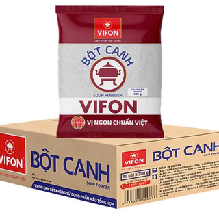 Thùng Bột Canh VIFON/ THIÊN HƯƠNG 40 Gói Chuẩn Vị - DATE MỚI Bột Canh Gia Vị Nêm Thức Ăn