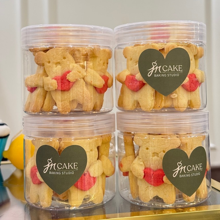 Bánh Qui Bơ Lovely Teddy Bear Butter Cookies