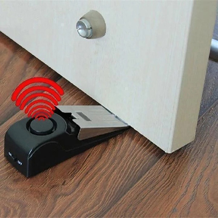 Báo động chống trộm chèn cửa 120DB, cảnh báo đột nhập, chống trượt, 3 chế độ