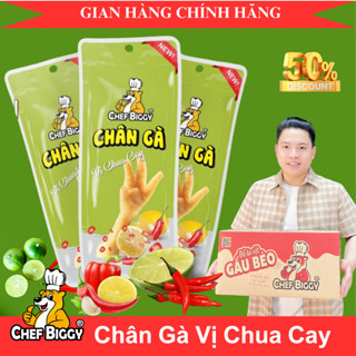 Chân Gà CHEF BIGGY Vị Chua Cay Chính Hãng ( Mới)