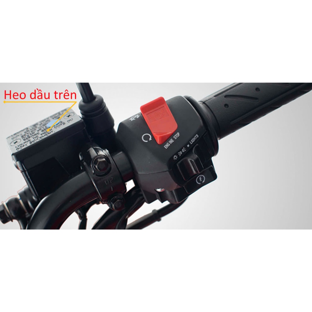 Heo dầu trên thắng đĩa xe KPIPE 50cc ( KYMCO )