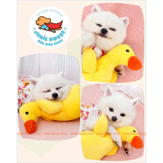 Đồ chơi con vịt bông chút chít cho chó mèo