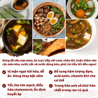 Mugi Miso - Bịch (400gram) - Tương Miso cổ truyền Nhật Bản - Bổ sung đạm, khử hóa dược rau củ