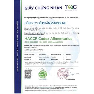 Bột Hồng sâm hòa tan V-Ginseng 100gr