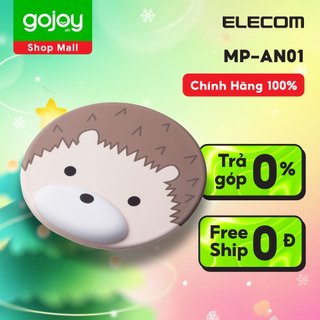 Bàn di chuột có kê cổ tay hình nhím dễ thương elecom mp-an01hed