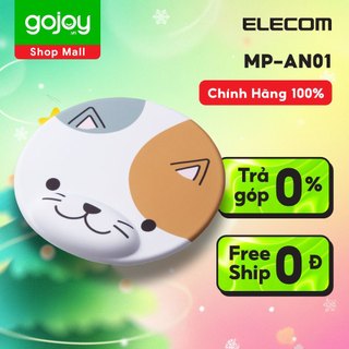 Bàn di chuột có kê cổ tay hình mèo dễ thương elecom mp-an01cat