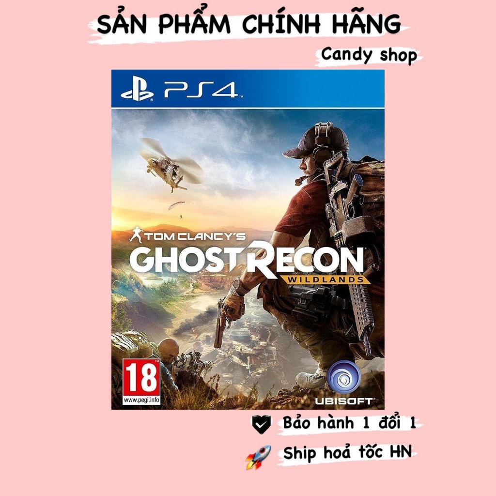 Đĩa game Tom Clancy’s Ghost Recon Wildlands ps4