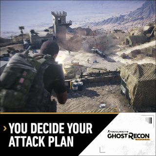 Đĩa game Tom Clancy’s Ghost Recon Wildlands ps4