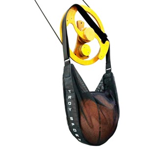 Túi lưới đựng bóng rổ, bóng đá, bóng chuyển TROY túi đeo chéo thể thao tập gym, đi chơi, đi học