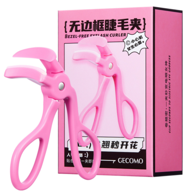 Kẹp Mi Góc Rộng HỒNG GECOMO - Bấm mi siêu cong