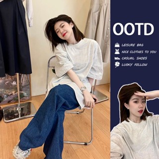 Áo thun ngắn tay 100% cotton 260gsm Unisex nam nữ dễ phối tay lỡ áo phông trơn tay lỡ form rộng