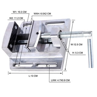 Ê tô để bàn MINIQ 2.5 inch, kẹp chắc chắn, hợp kim nhôm cao cấp, độ mở 68mm