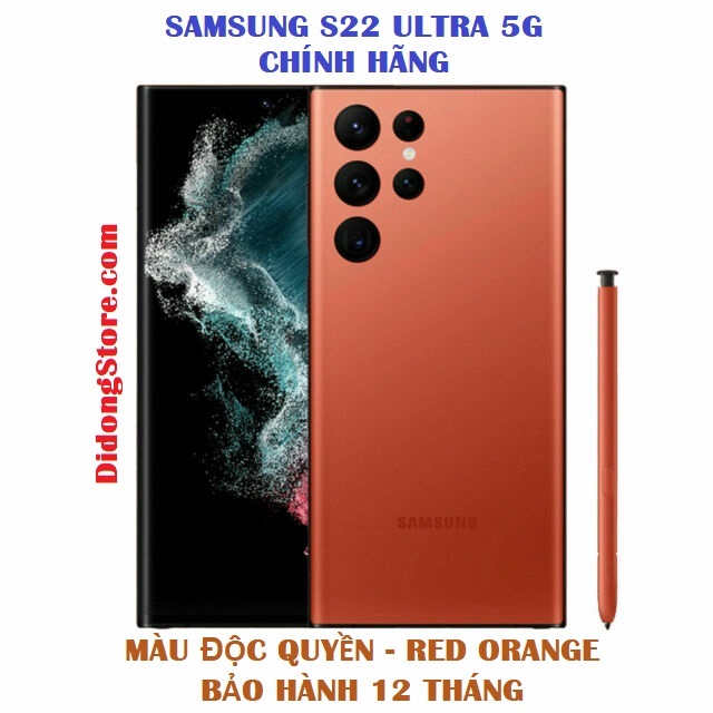 Điện thoại Samsung Galaxy S22 Ultra 5G 2sim Fullbox Nguyên Seal | Quốc tế chính hãng | BigBuy360 - bigbuy360.vn