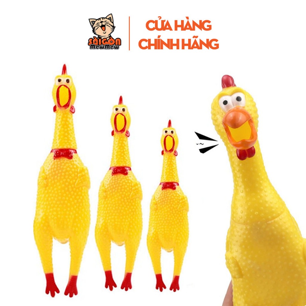 Đồ chơi GÀ LA HÉT cho thú cưng