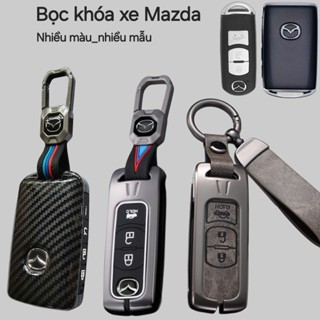 Ốp Bảo Vệ Chìa Khóa Xe Mazda CX5, Mazda 3, Mazda 6,...Bọc Chìa Khoá Mazda Bằng Hợp Kim Cao Cấp Mazda