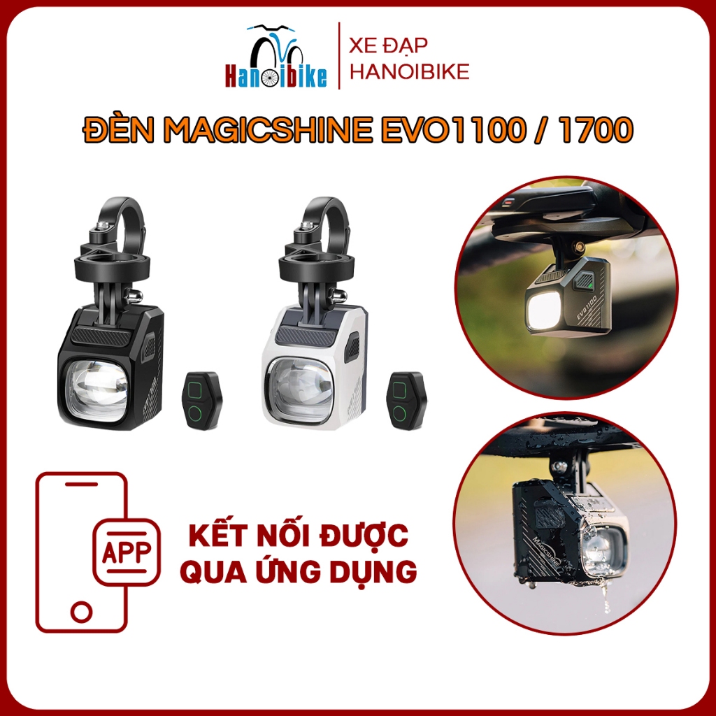 Đèn trước gắn ghi đông xe đạp Magicshine CBL1600, EVO1100, EVO1700 lumens siêu sáng