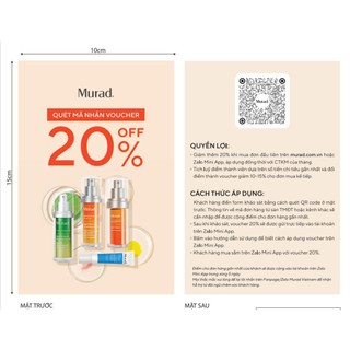 [Quà tặng] Leaflet MURAD VC