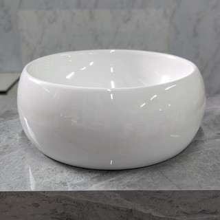 Chậu rửa mặt - Lavabo tròn đặt bàn 620 (KT 40cm)