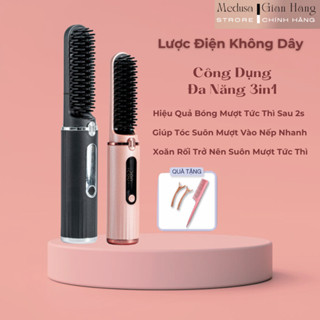  Lược Điện Chải Tóc Không Dây Ion Âm Seemee - Chăm Sóc Tóc Suôn Mượt Tạo Kiểu Vào Nếp Nhanh 