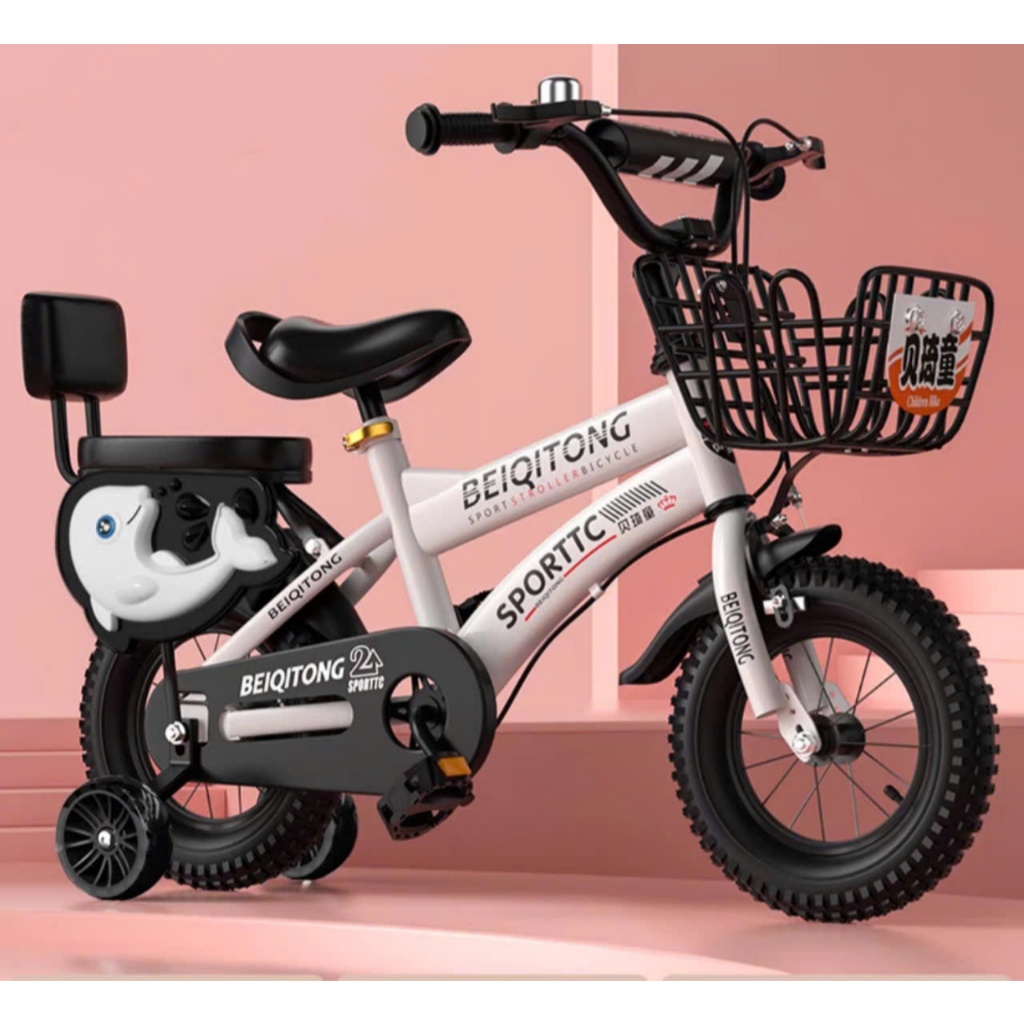 Xe đạp Beiqitong vành nan có yên sau cho bé từ 2-10 tuổi
