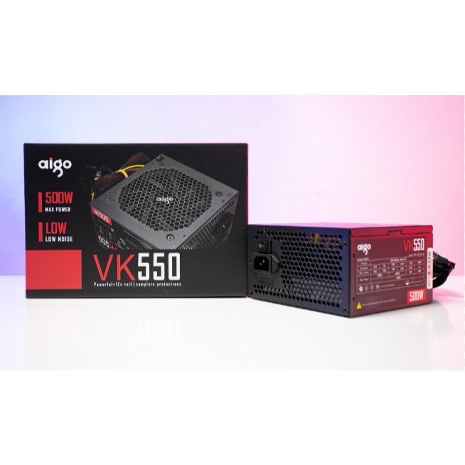 Nguồn máy tính AIGO VK550 550W (Màu Đen)