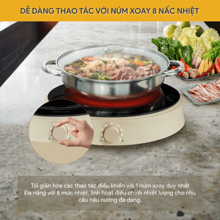 Bếp Từ Đơn BlueStone ICB-6603 | 2000W – Nấu Nhanh, Không Khói | Mặt Kính Chịu Lực – Điều Khiển Cảm Ứng | BH 2 Năm