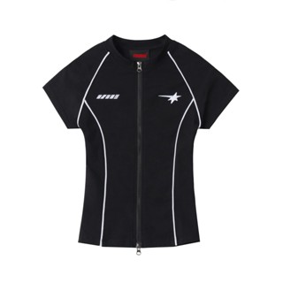 Áo Thun SLIM-FIT PIPING DETAIL TOP