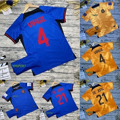 Xả Hàng Bộ Quần Áo bóng đá / Áo Đá Banh ĐT HÀ LAN VÀNG -( ÁO )- Vải Polyester Gai Thái - Chuẩn Mẫu Thi Đấu