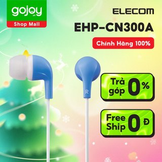 Tai nghe nhét tai có dây, không mic, đa sắc màu elecom ehp-cn300a chính hãng - bảo hành 12 tháng