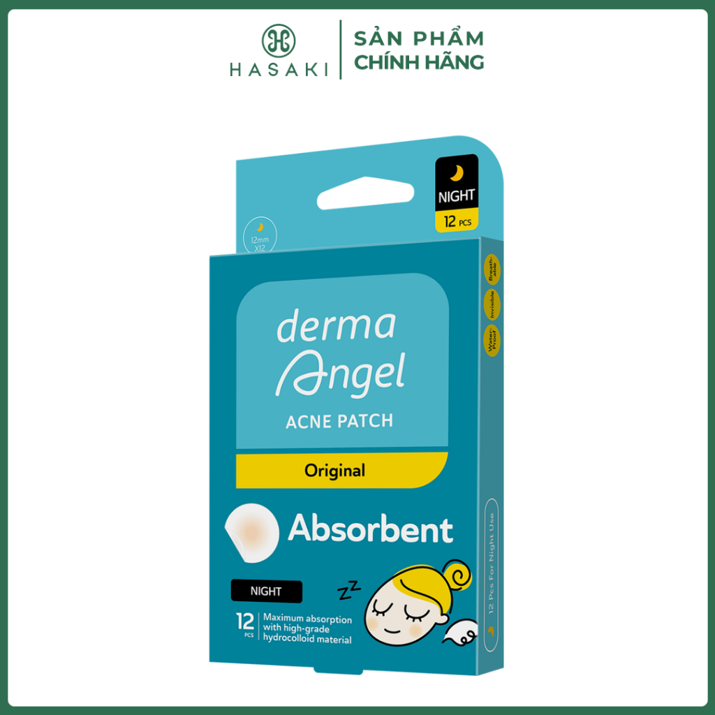 Miếng dán mụn Acne Patch Derma Angel Hasaki Sản Phẩm Chính Hãng