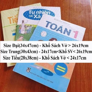 Combo 10 Decal Bọc Sách Vở