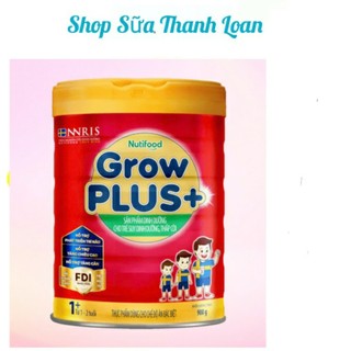 (HSD T3-2028) (Kèm Quà) Sữa Bột NutiFood Grow Plus+ Đỏ - Lon 780g/ 850g.